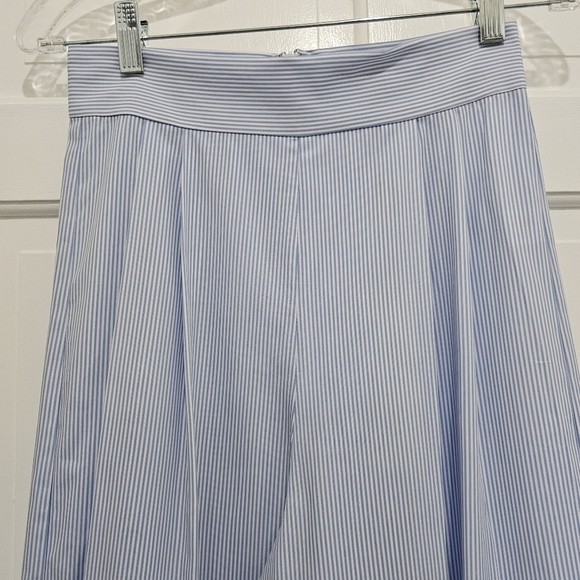 Petersyn X Revolve Wide Leg Tatum Blue/White Pinstripe Pants Size XS - Picture 6 of 17